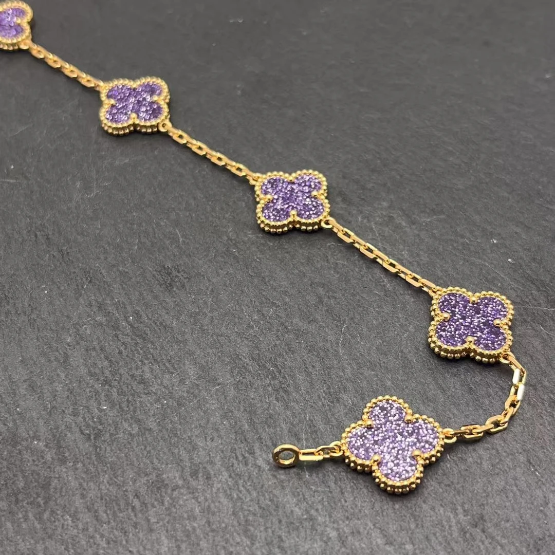 紫星河五花手链设计轻奢气质 8140