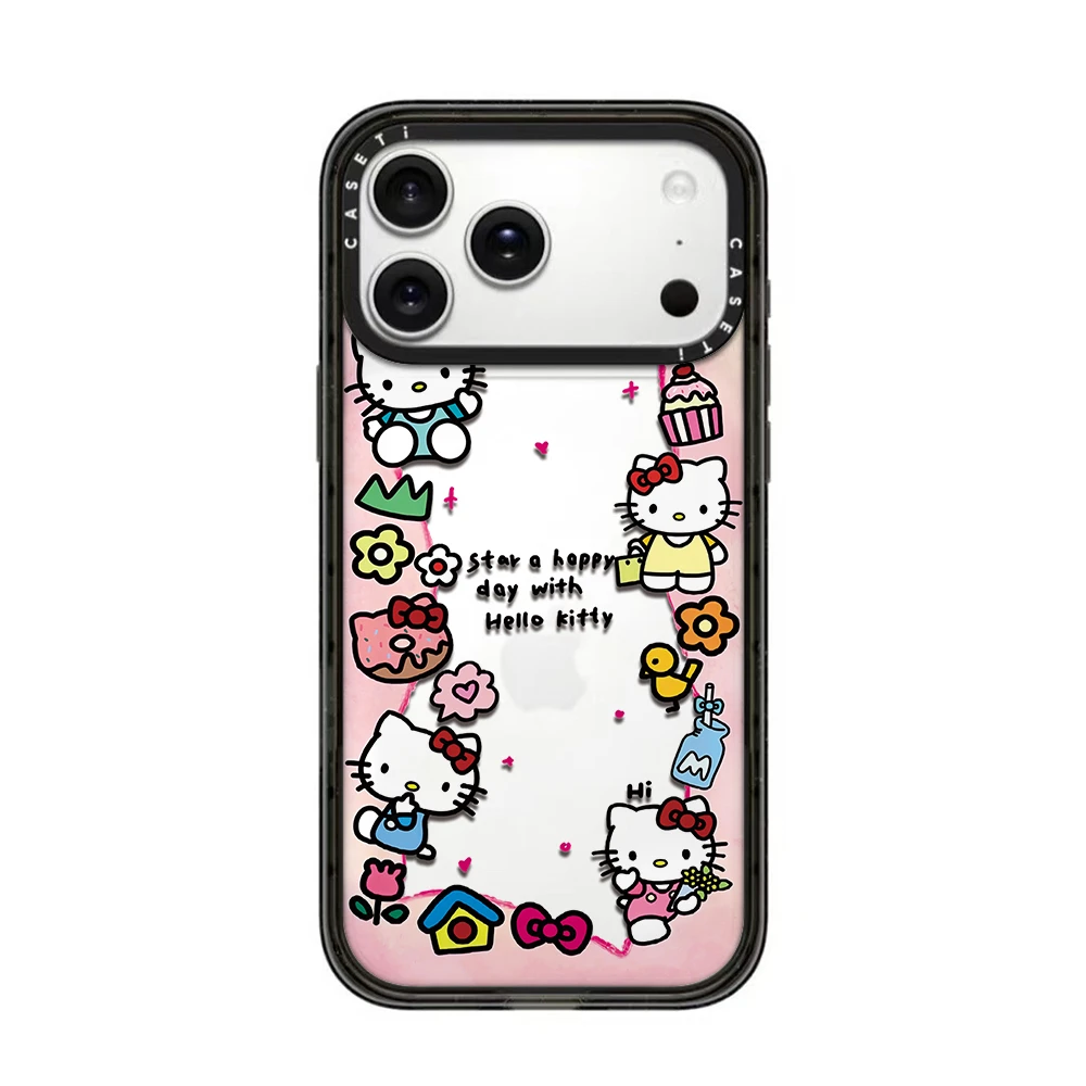 CASE联名环绕甜点黑皮Kitty凯蒂猫适用iphone17promax壳16pro苹果