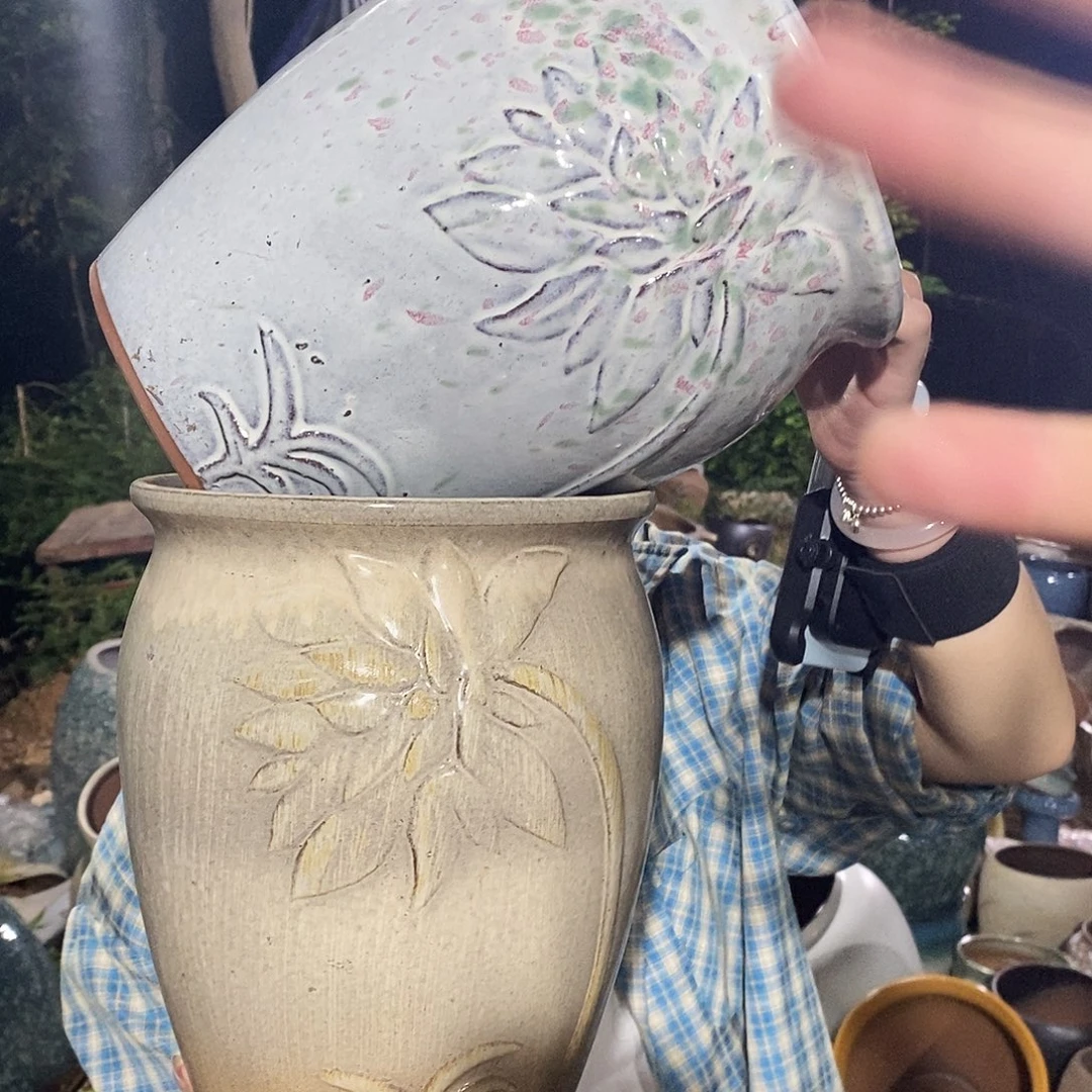 紫砂花盆正品20/25