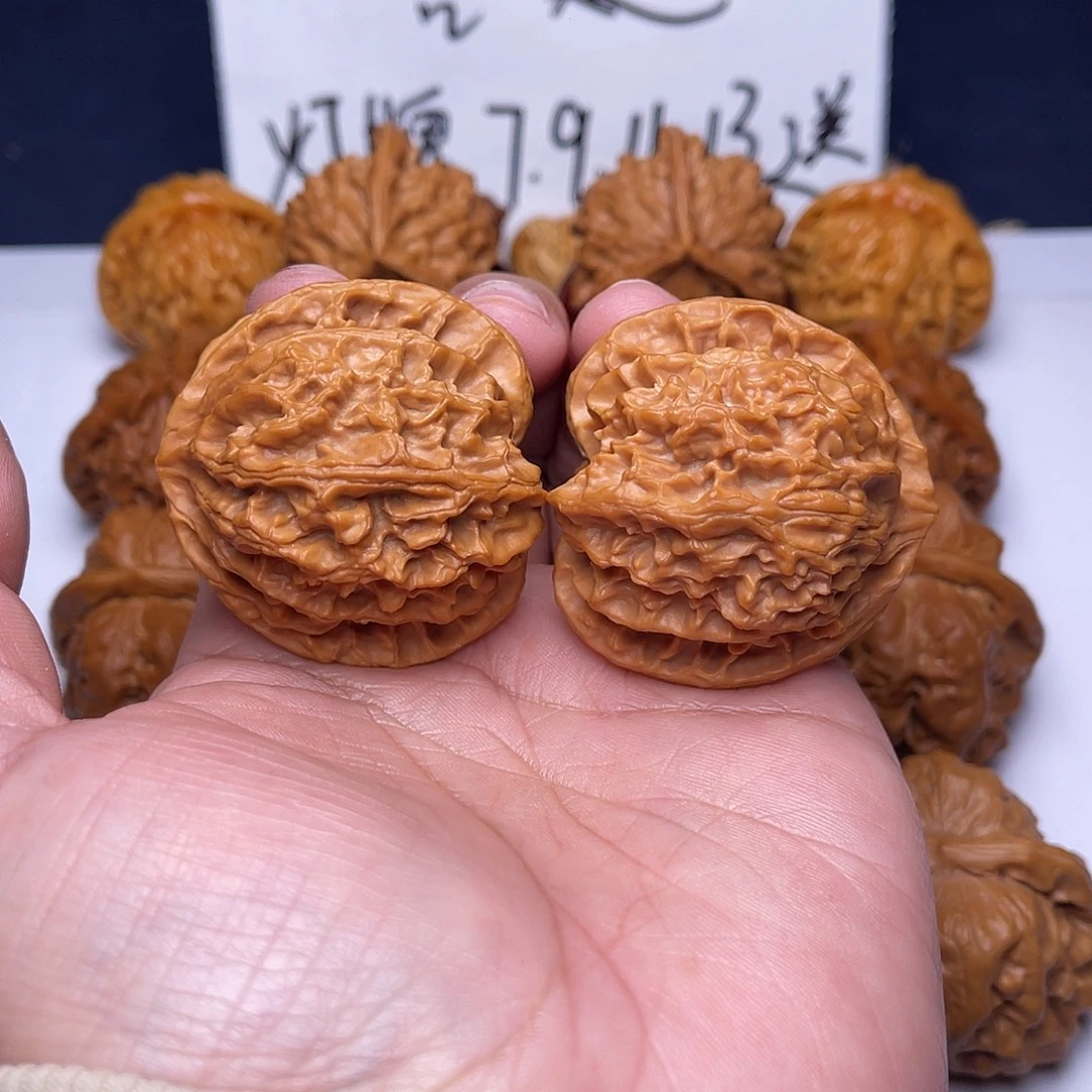 文玩核桃把件43苹果园