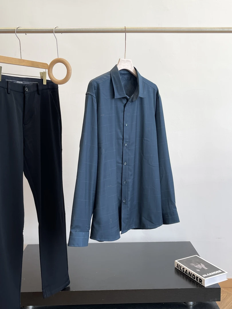 特！加绒加厚！保暖不臃肿！商场余D 秋冬长袖衬衫 C4 男装 H6596