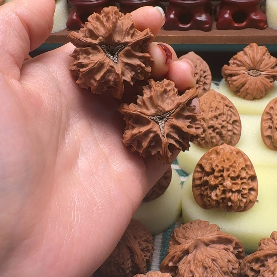 吊坠文玩核桃37三棱