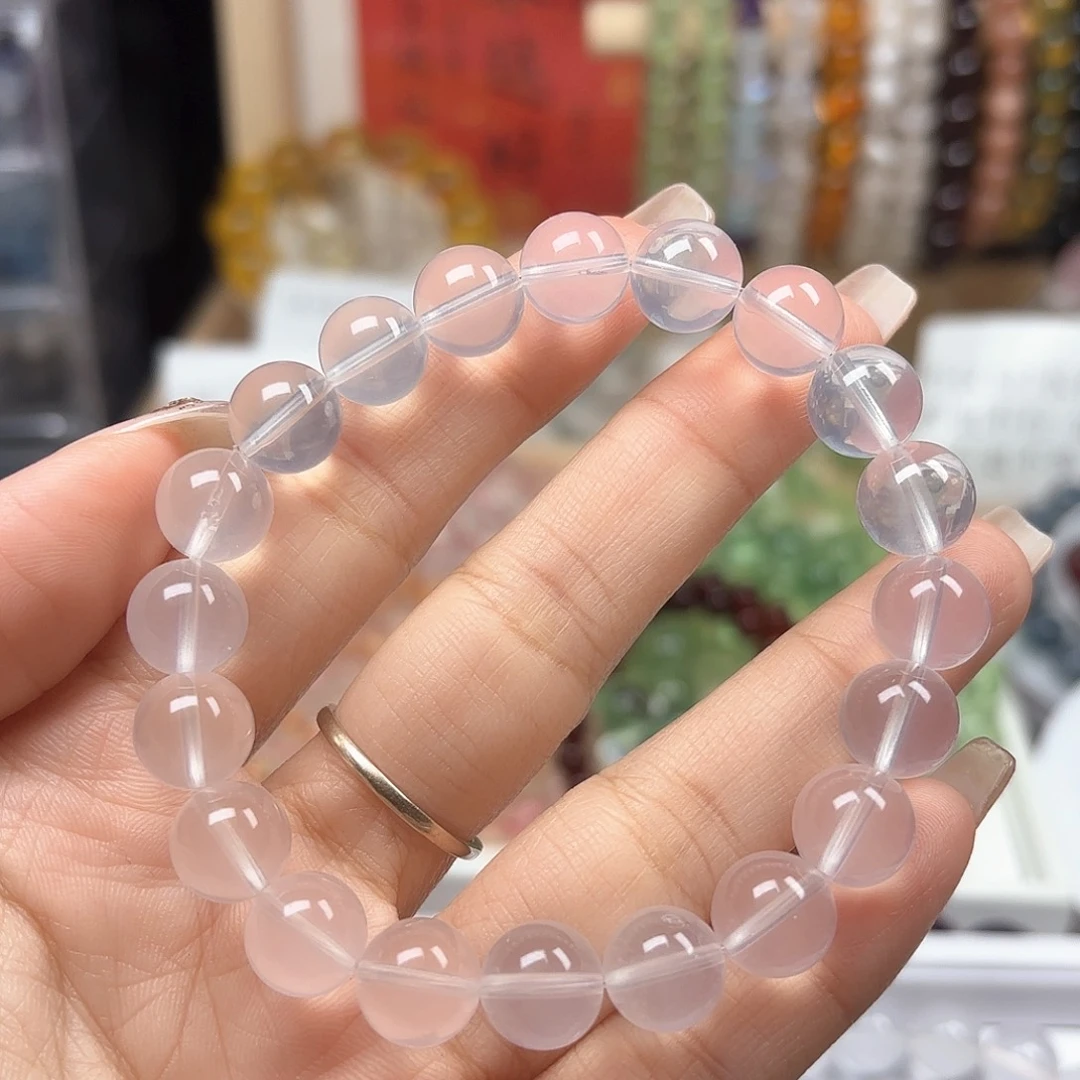 水晶手链未镶嵌奶白晶10