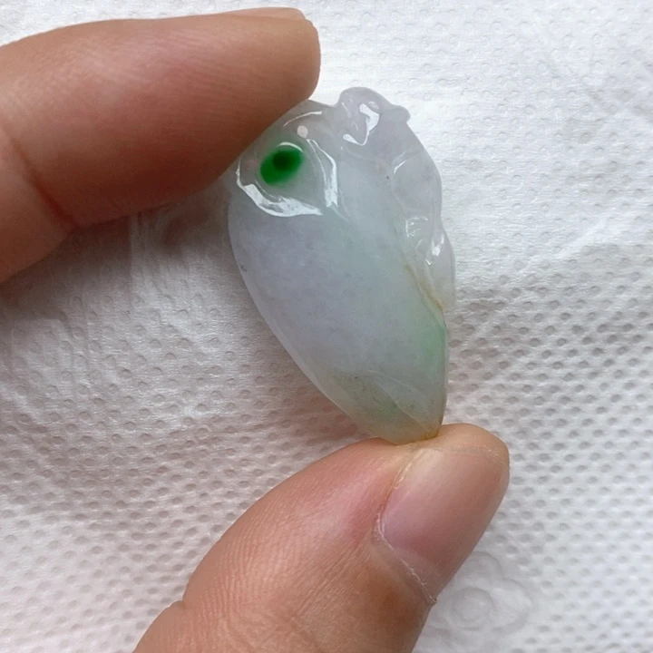 颈饰未镶嵌翡翠天然缅甸翡翠