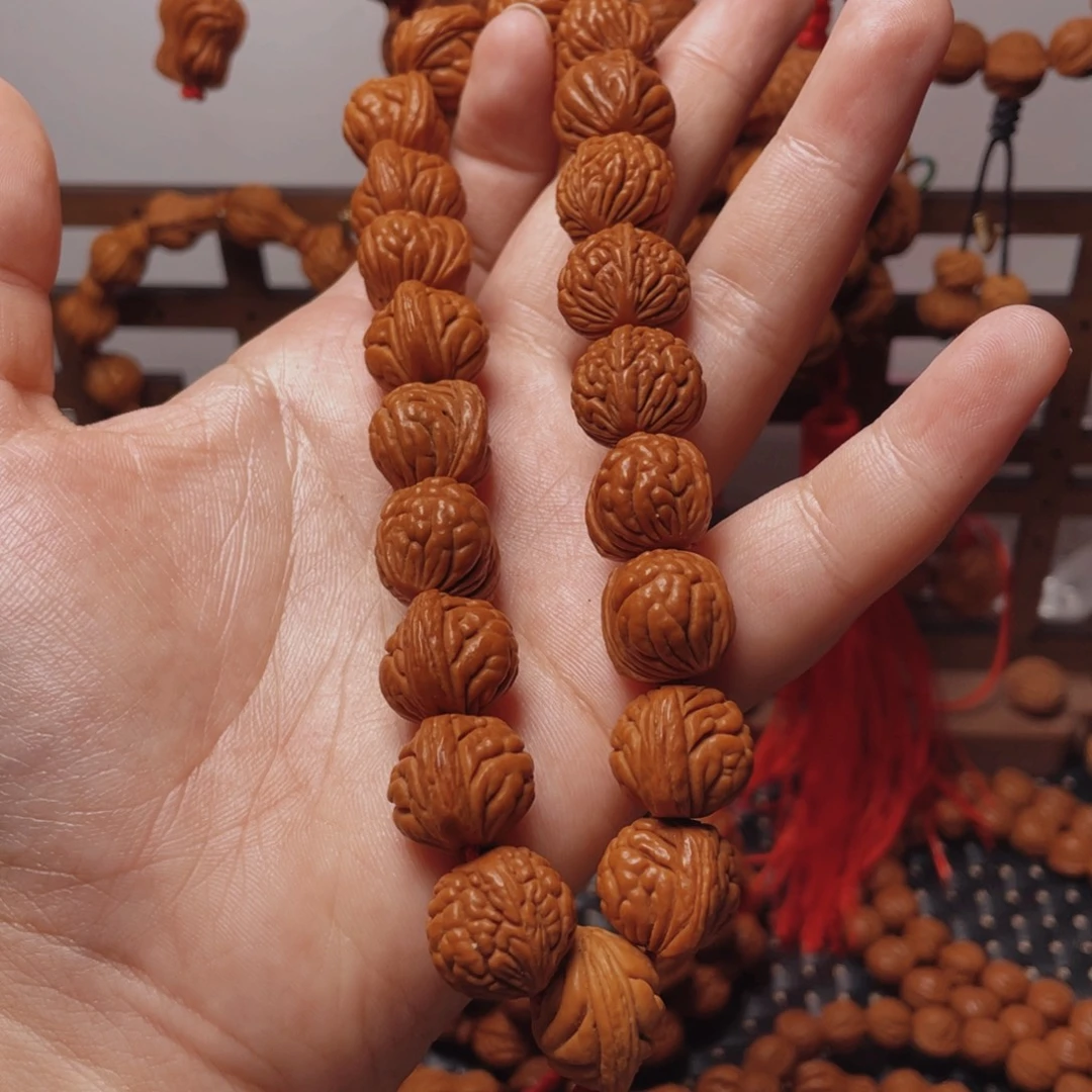 木质类龙纹桃枭手持