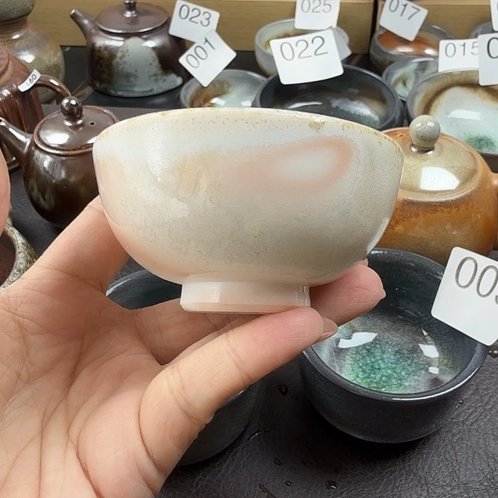 手工手作柴烧主人杯