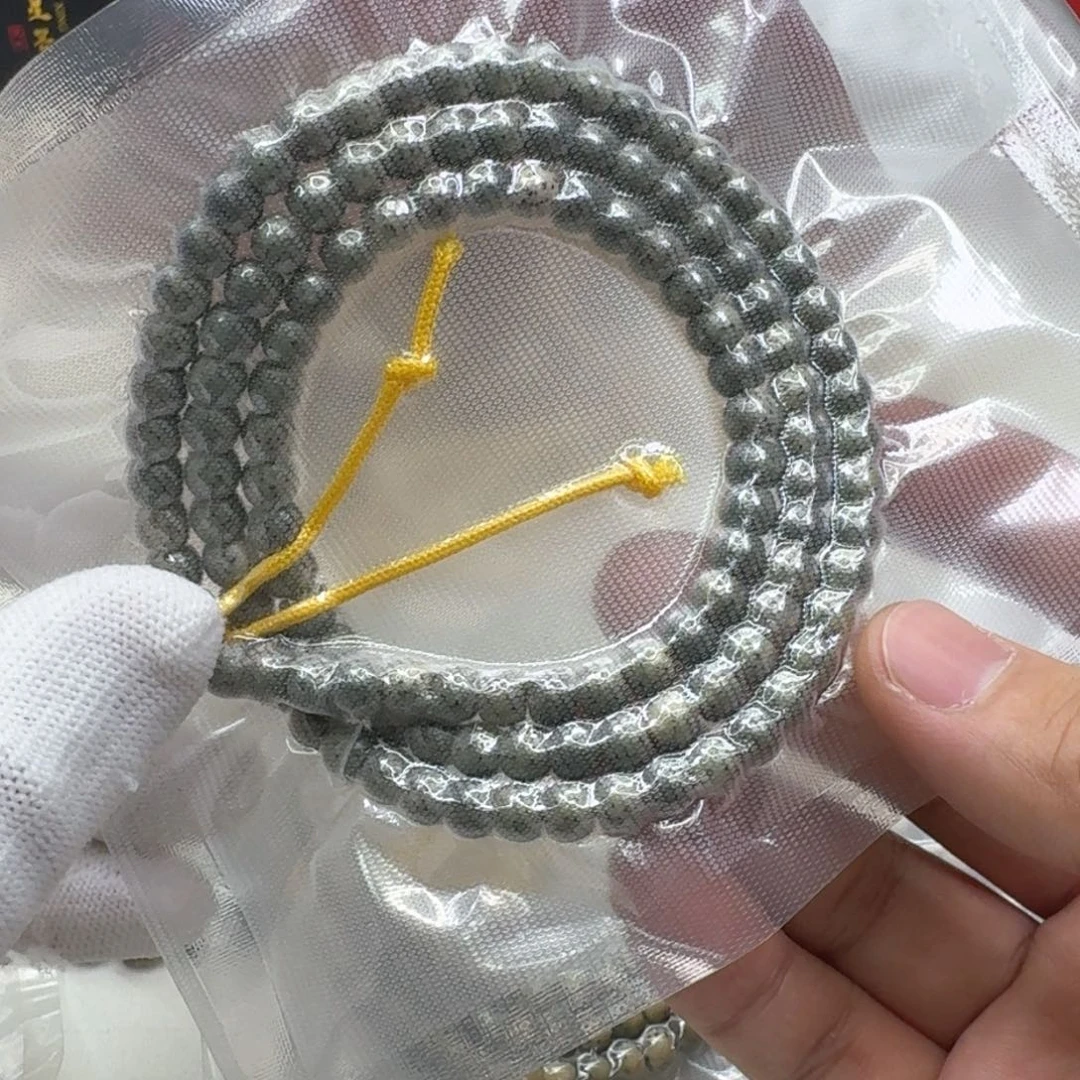 星月菩提手串13尊宠糯冰绿河豚6左右108