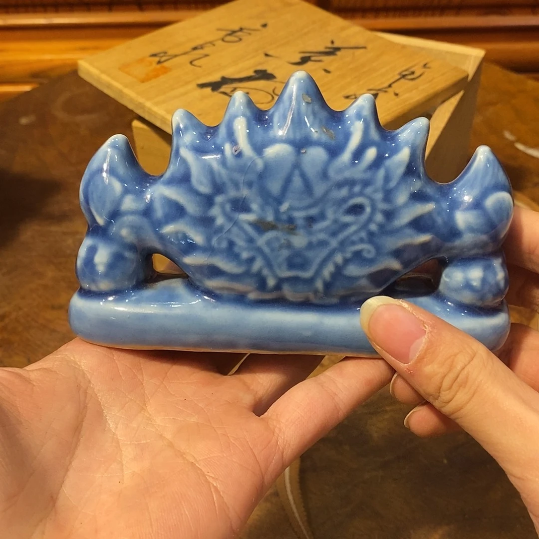 陶瓷小六古美术工艺品