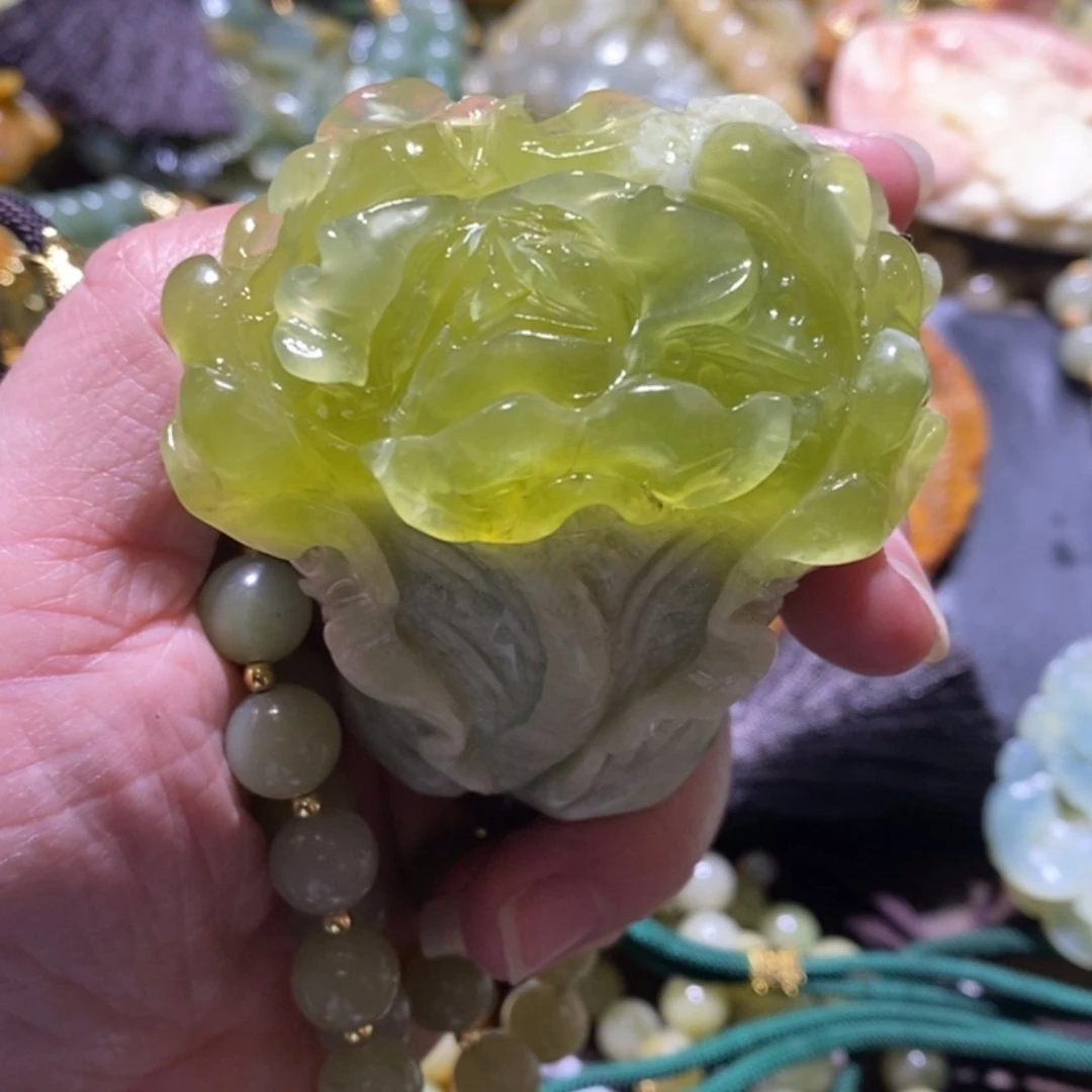 【闪购商品】岫玉毛衣链未镶嵌