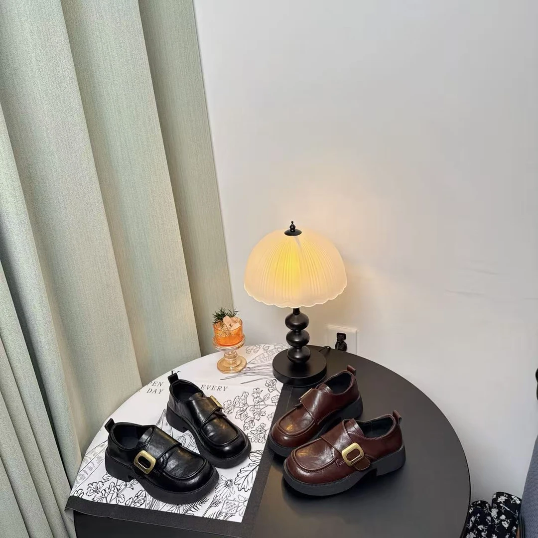 【迦迦】复古厚底乐福鞋女2025新款秋玛丽珍百搭通勤时尚英伦小皮鞋
