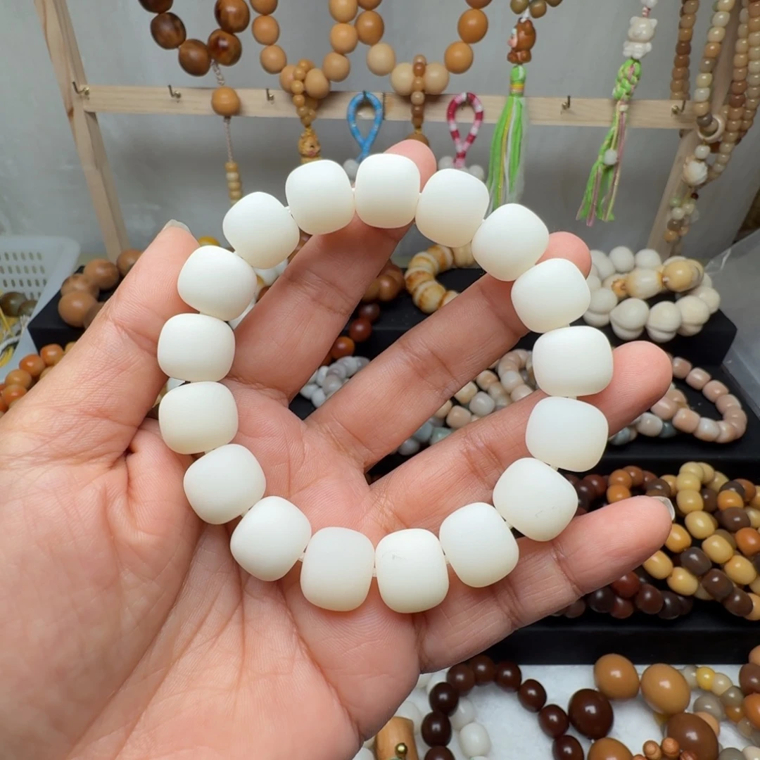 菩提根/象牙果手串卡14干磨磨砂
