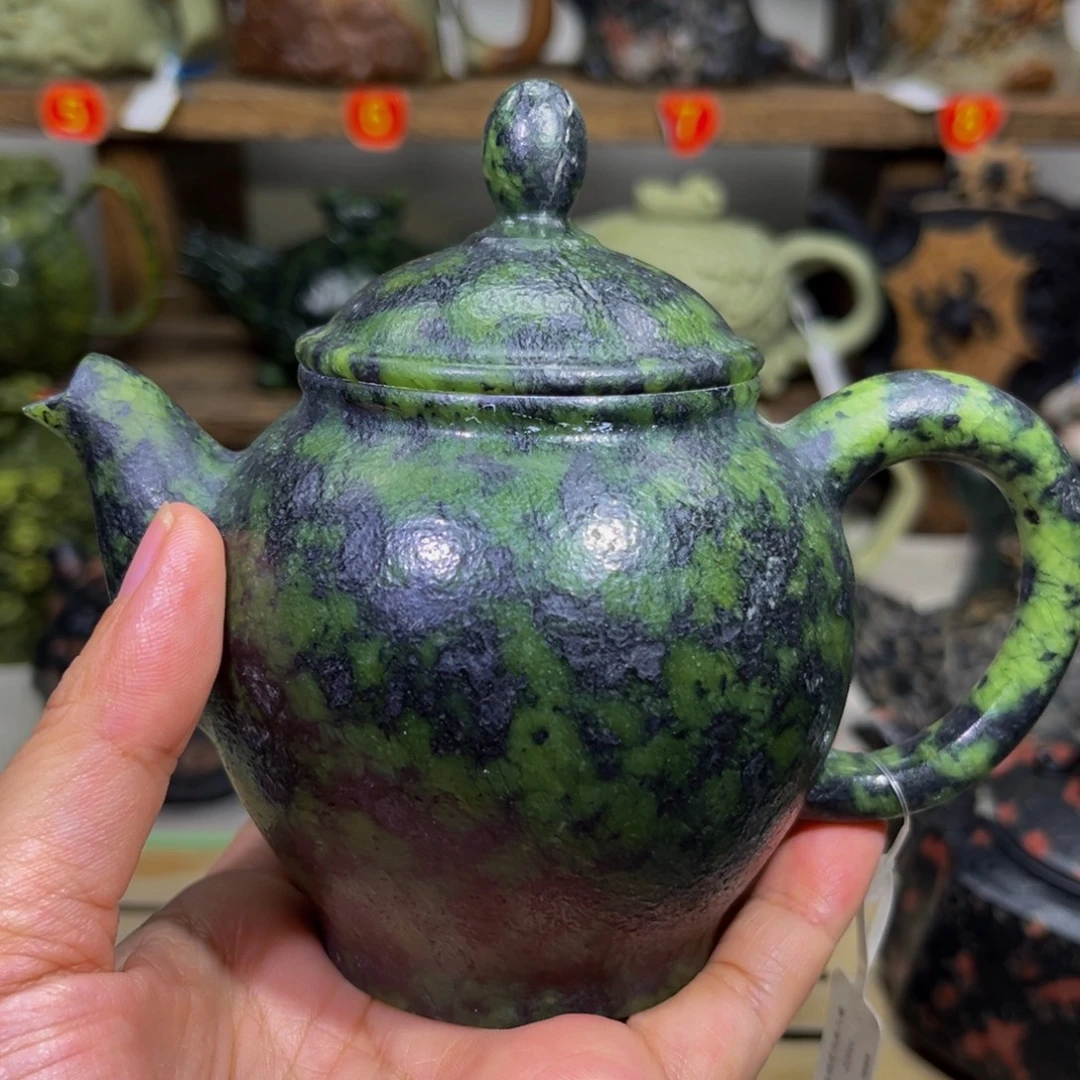 石材藏玉药王石美人肩220C