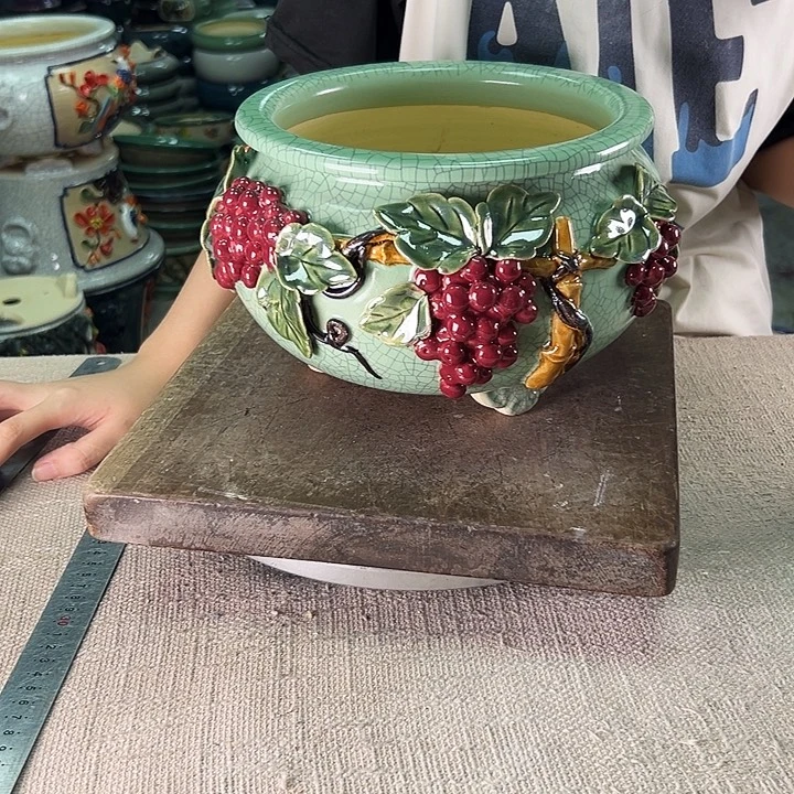 泳坤堂石湾盆陶瓷