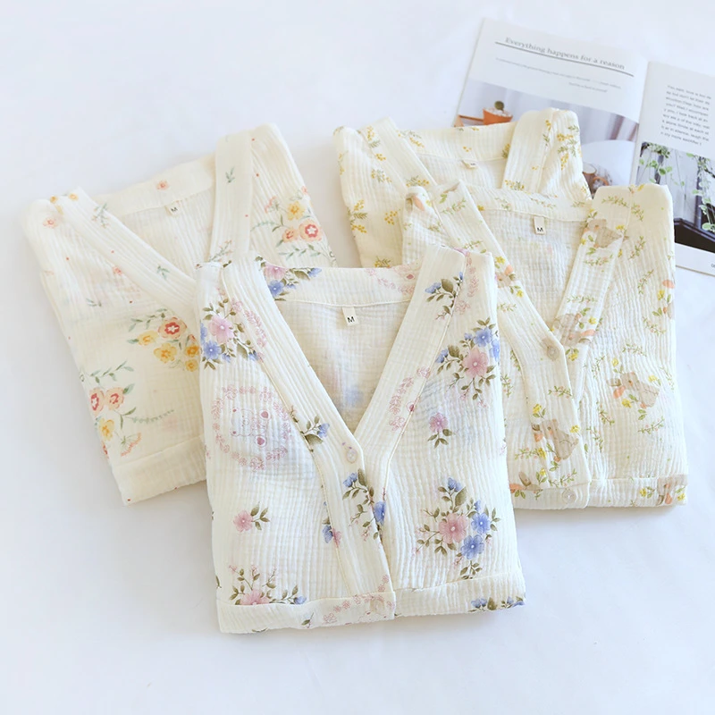 带胸垫月子服纯棉春秋待产套头孕妇产妇产后喂奶哺乳衣两件套夏季