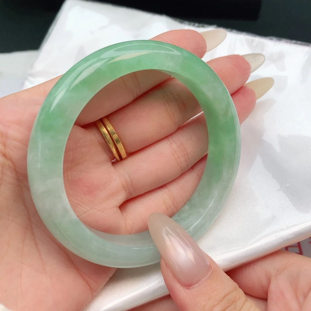 未镶嵌手镯翡翠正圈55 0224