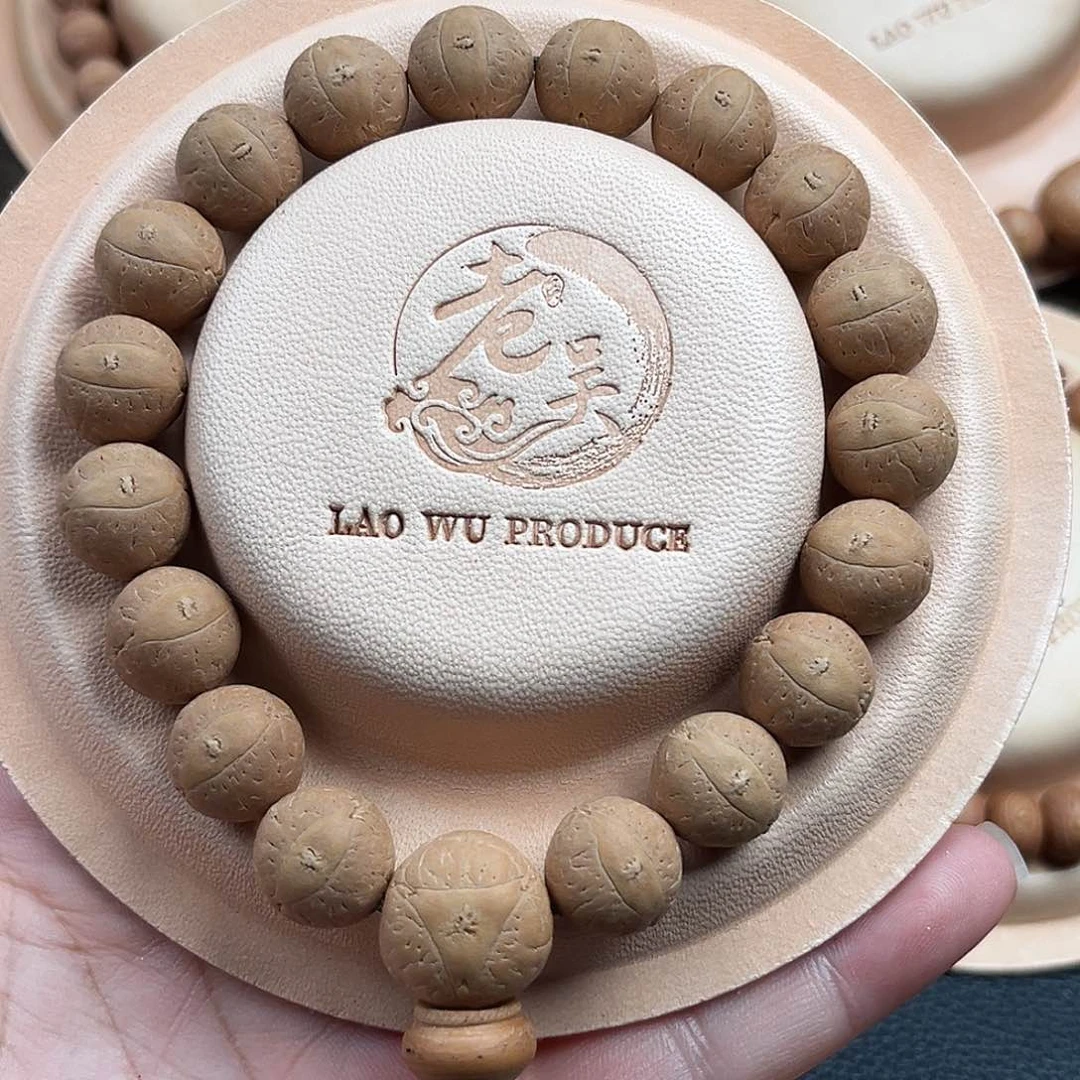 寻***古凤眼菩提手串顶级13mm玉化皮质毕业级