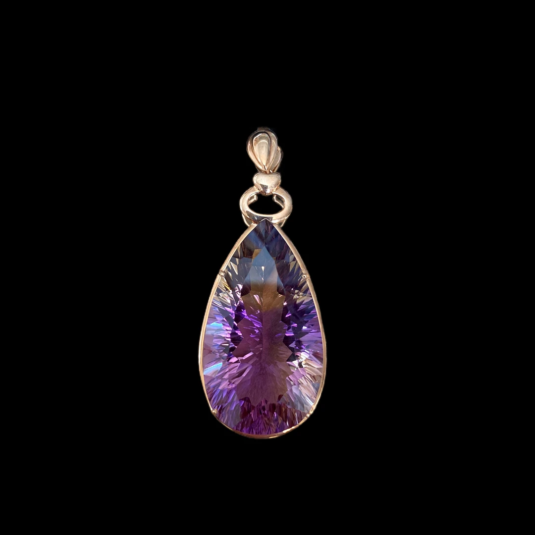 A3985 《聚鑫中古》18k 紫水晶孤品