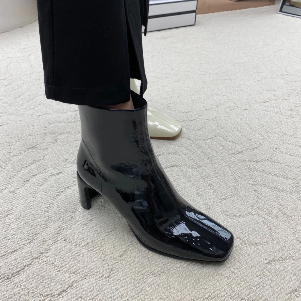 LI AJIGIRL阿吉女专柜定制方头百搭气质671-851短靴