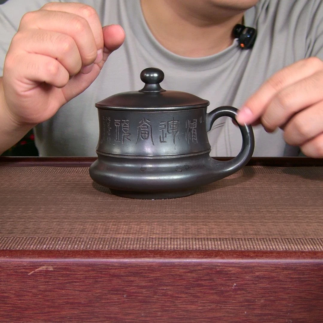 茶杯紫砂高货放漏