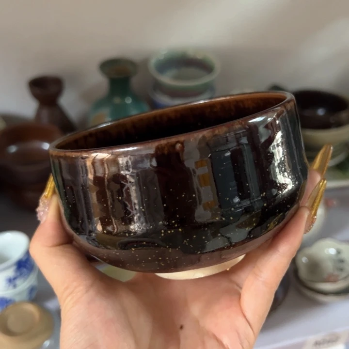 盖碗瓷器直播放漏中