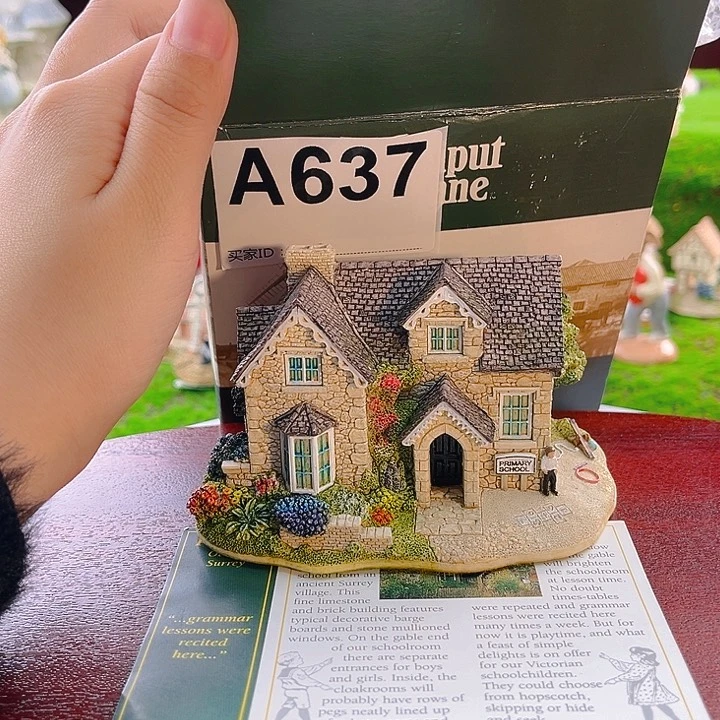 紫砂茶宠中古小房子微缩景观