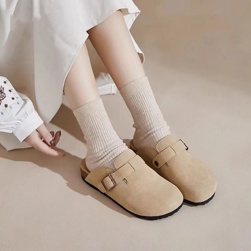 真皮牛皮勃肯鞋子女款爆款2025新款复古厚底潮流优品铺女鞋