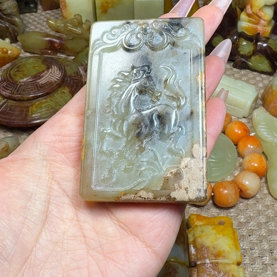 白玉菩提吊坠挂件