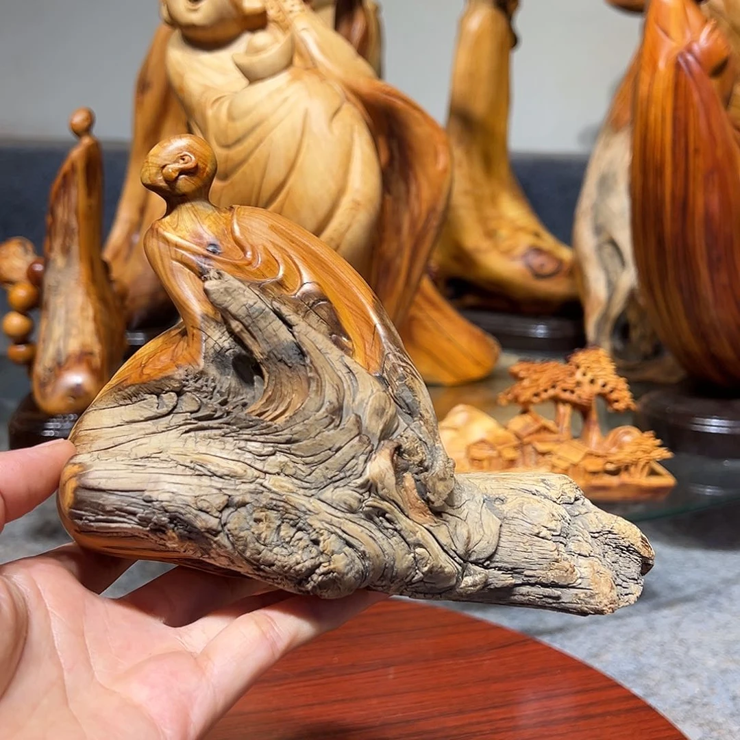 柏木（崖柏）崖柏木手把件摆件