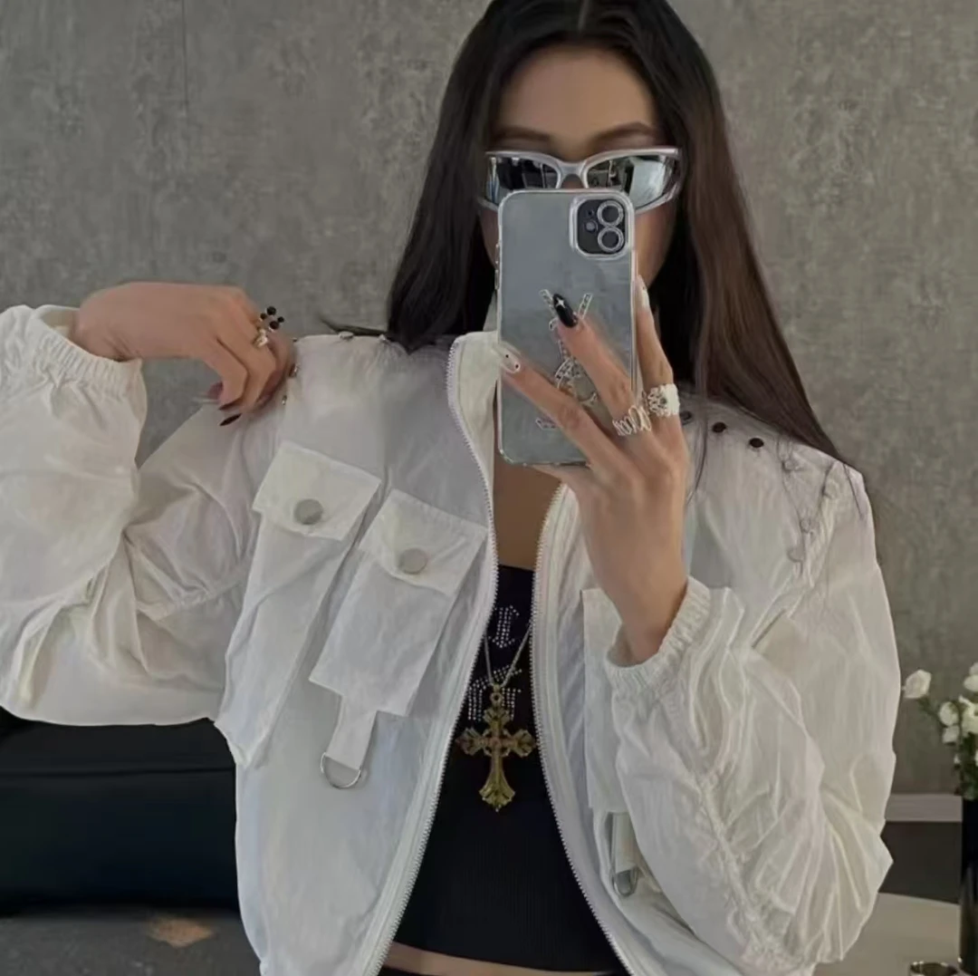 女防晒收口袖修身短外套重工夏季设计感轻奢