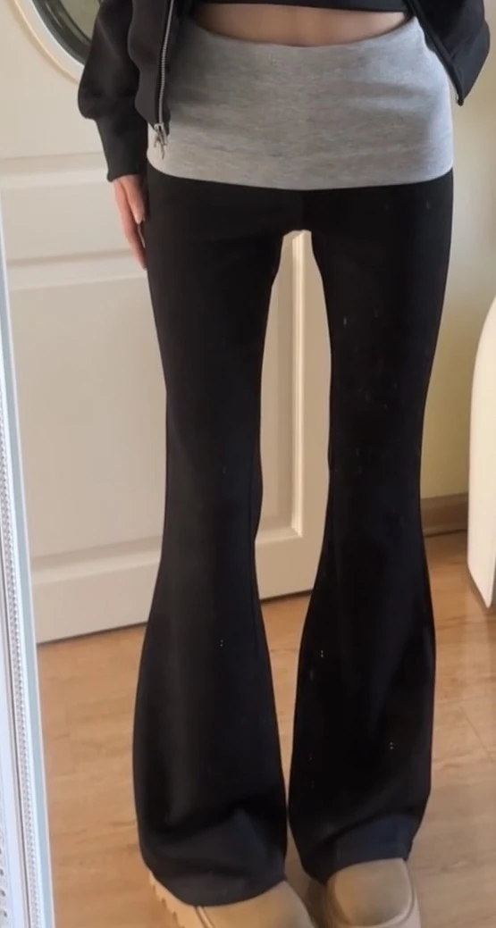 独立女装新款微喇裤