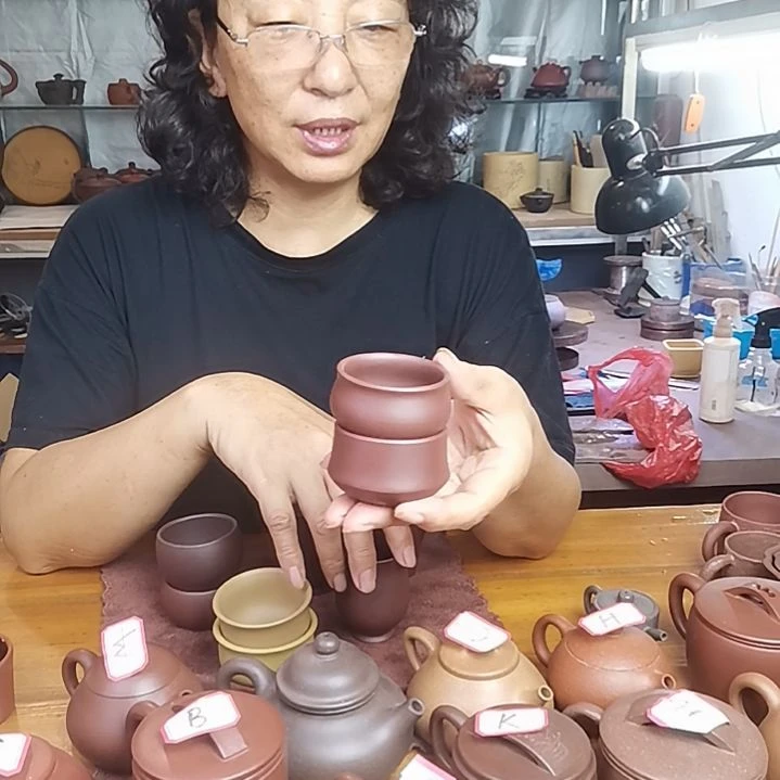 茶杯紫砂宜兴紫砂制作精工