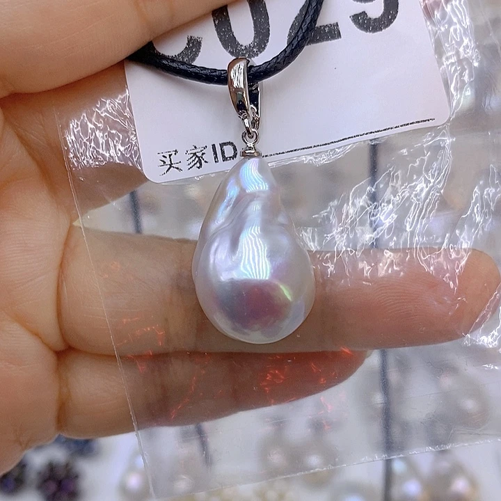 淡水珍珠颈饰银S925镶嵌