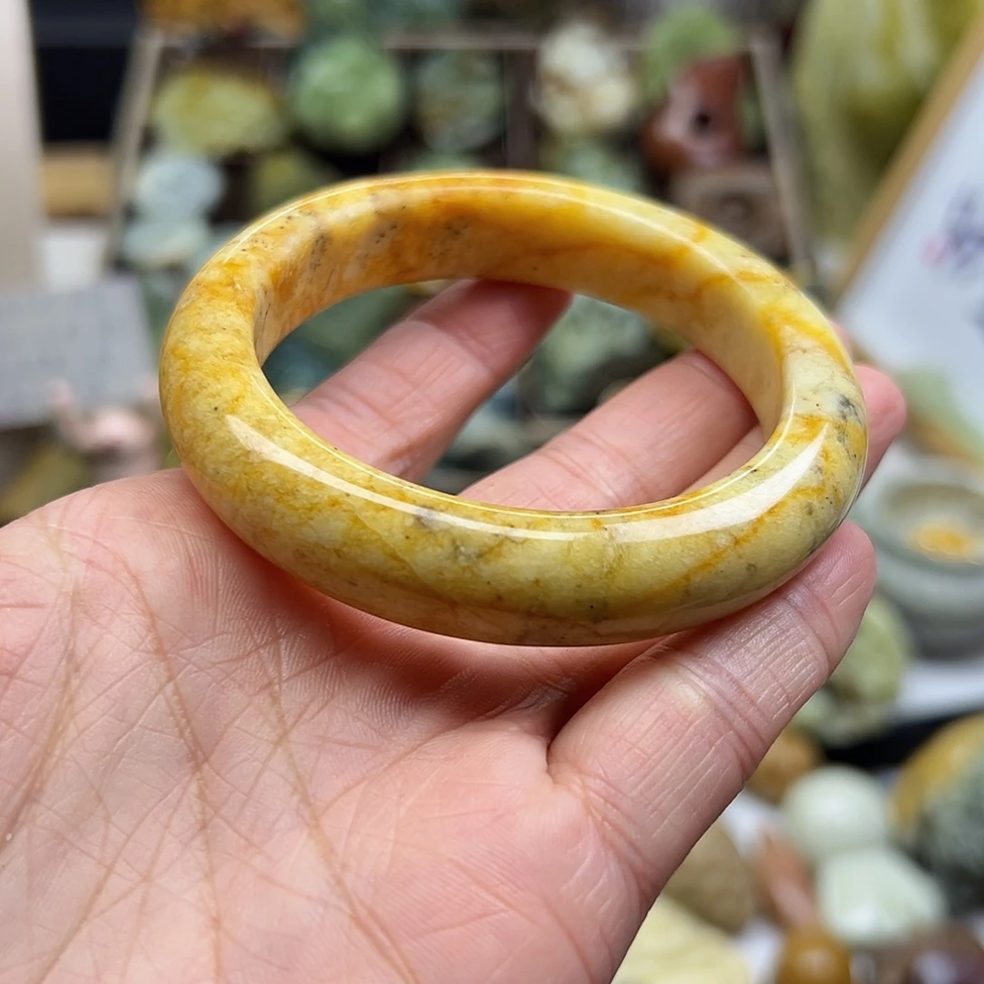 岫玉未镶嵌颈饰花玉57