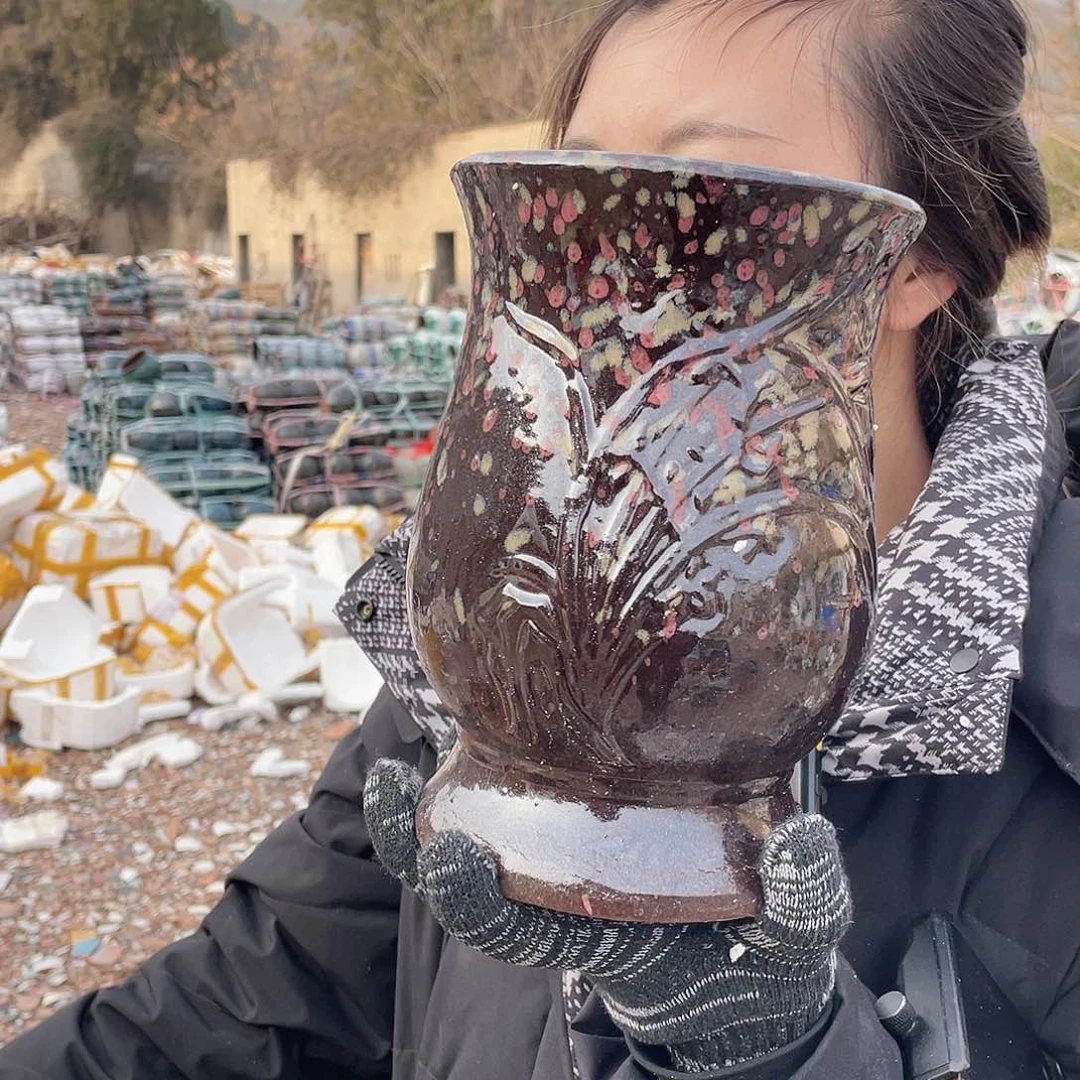 红陶王嫂花盆0217-fl45