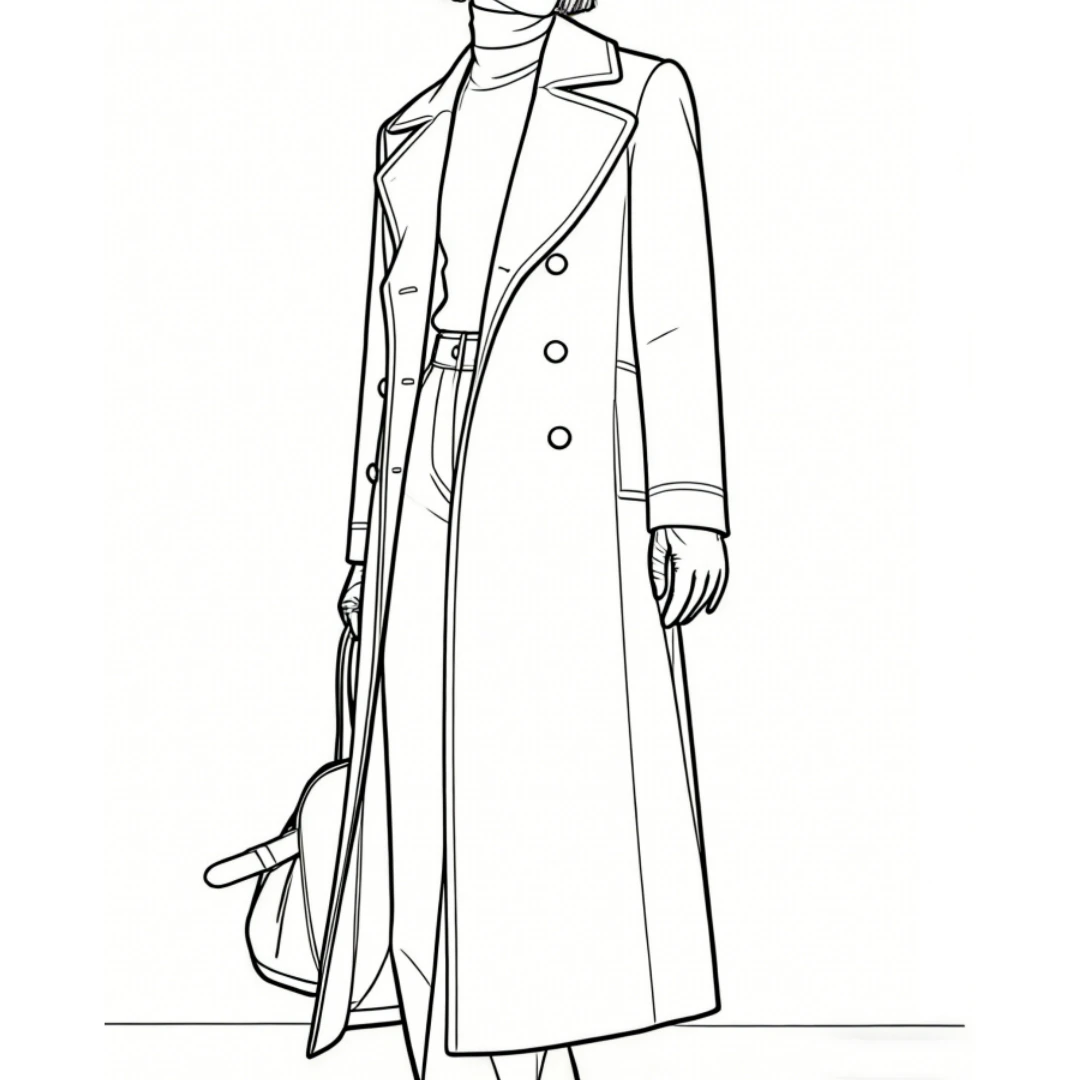 【Montendre】秋冬新款 L 设计感纯羊毛百搭呢子大衣气质毛呢外套女