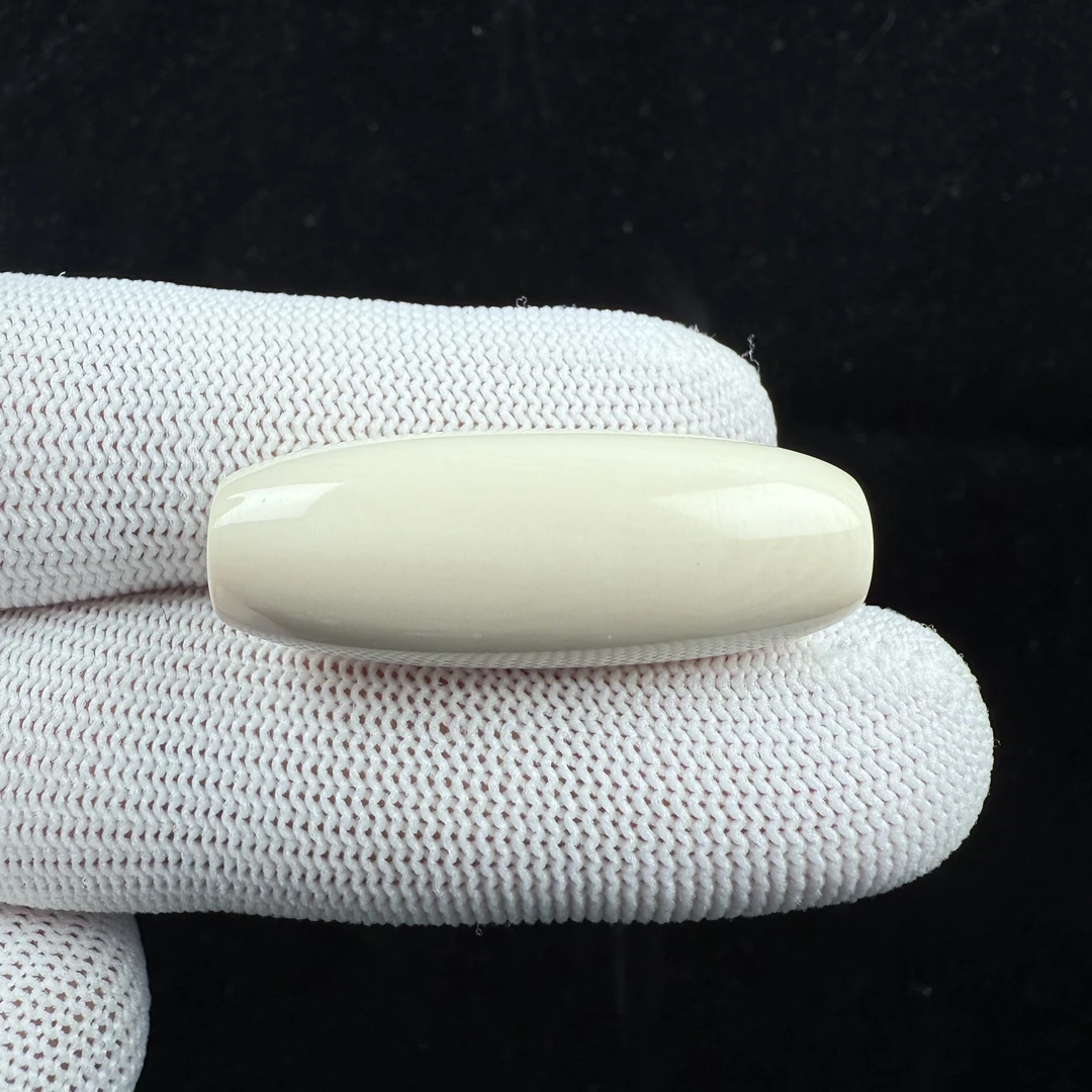 K6186天然猛犸牙长桶勒子13.7*37mm一物一图 假一罚十