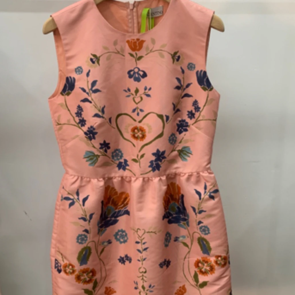 99新 Valentino/华伦天奴 印花无袖连衣裙/40码/C00810