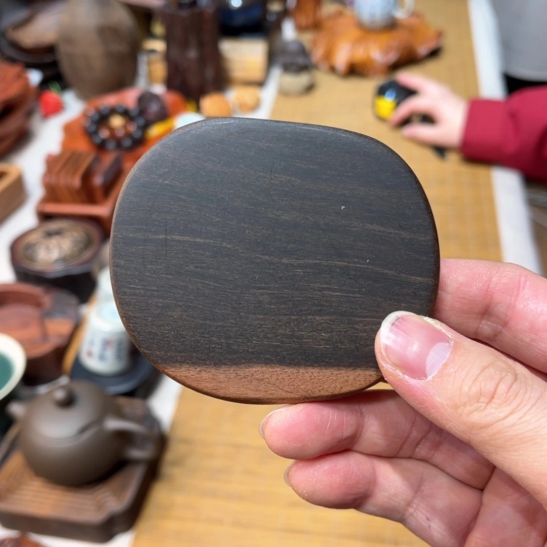 大叶紫檀随形杯垫