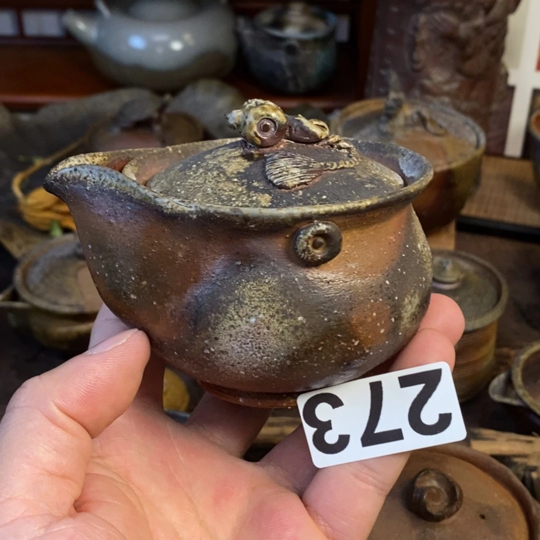备前烧柴烧茶具全品宝瓶