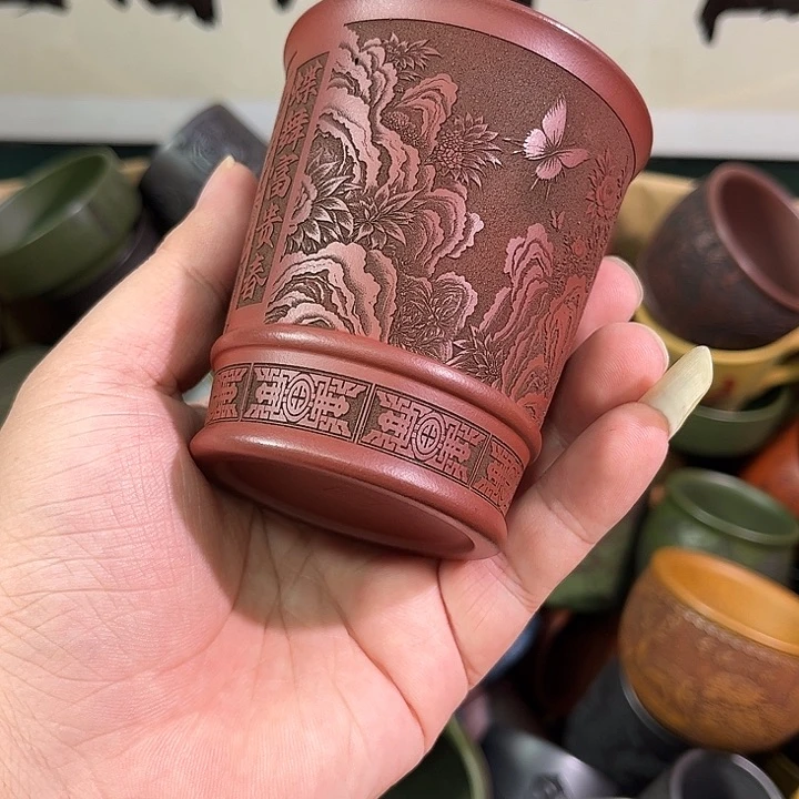 茶杯紫砂全手工紫砂主人杯