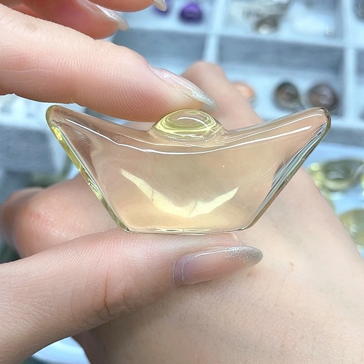 未镶嵌珠宝半成品黄晶3117