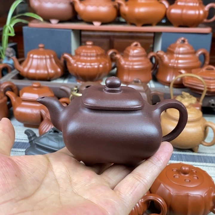 紫砂茶壶全手工传炉130-260CC原矿老紫泥特价