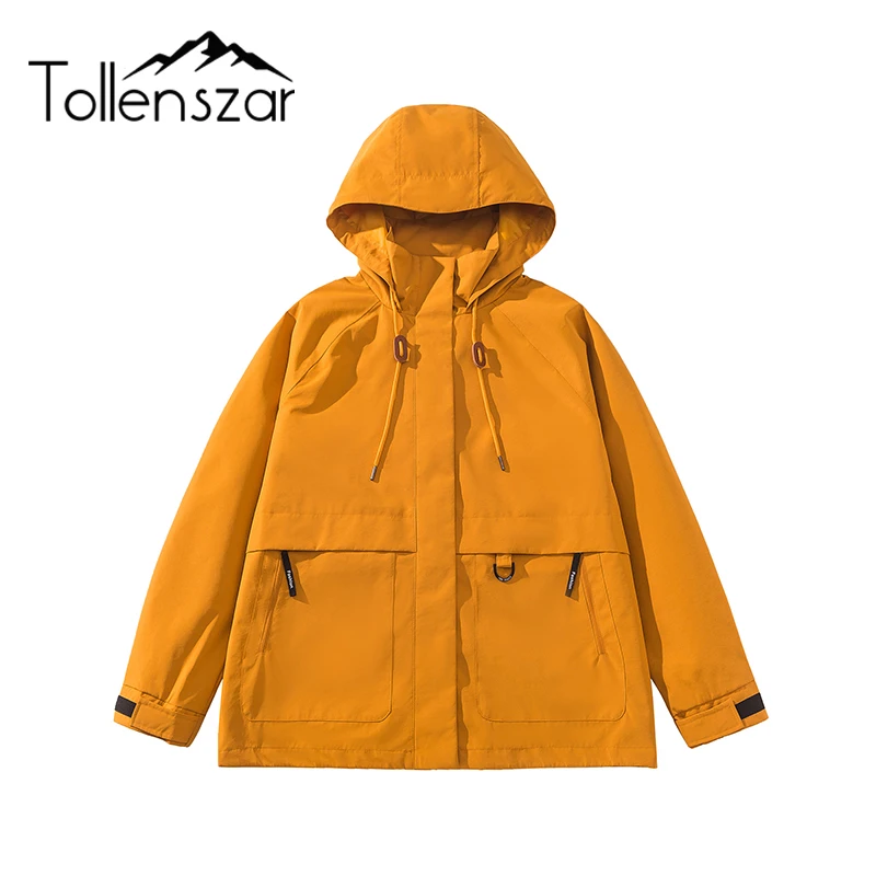 刘亦非明星同款黄色冲锋衣登山服套装小个子衣服户外休闲爬山风衣