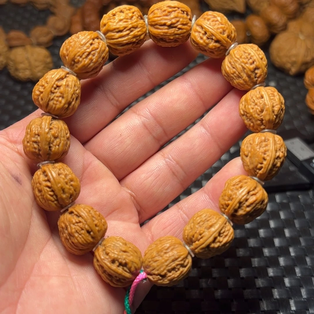 文玩核桃手串尺寸19蚂蚁纹