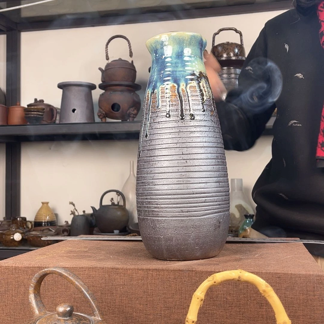 紫泥茶壶紫砂粗陶茶器