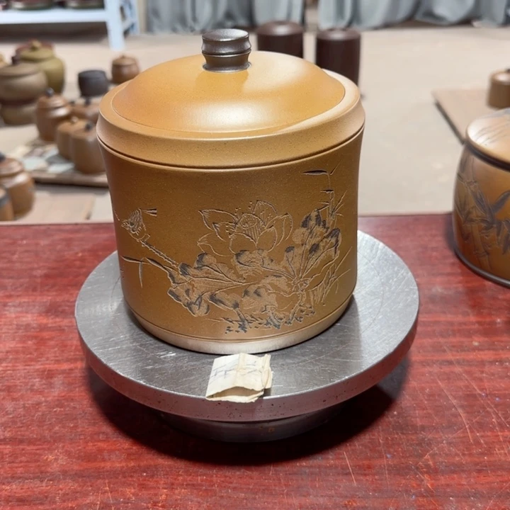 未***禄紫砂茶叶罐。。。。。。。。。