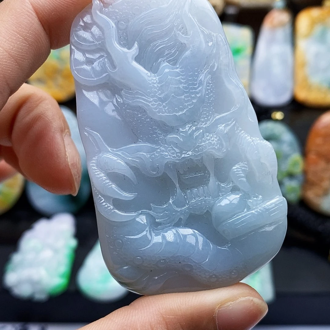 颈饰未镶嵌翡翠翡翠A货一物一证