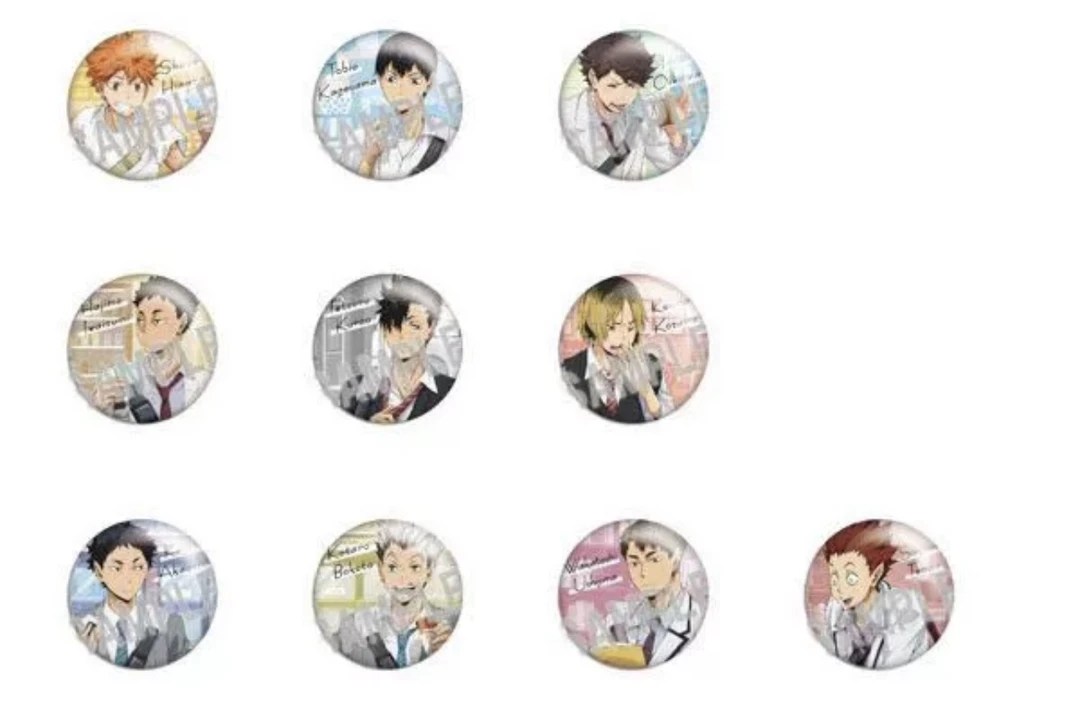 【排球少年】下校圆吧唧徽章（默认代拆）