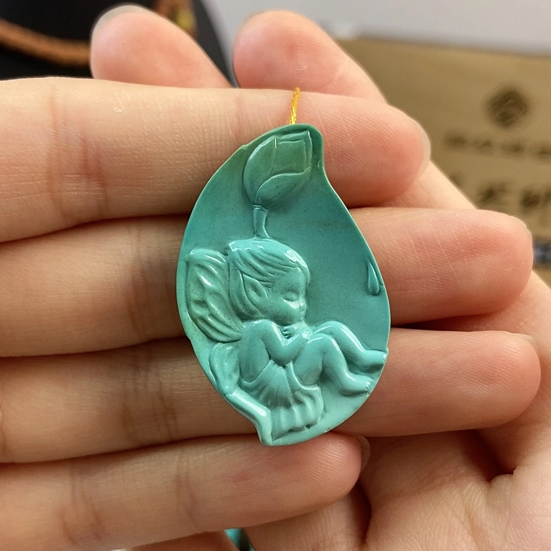 未镶嵌绿松石珠宝奇石