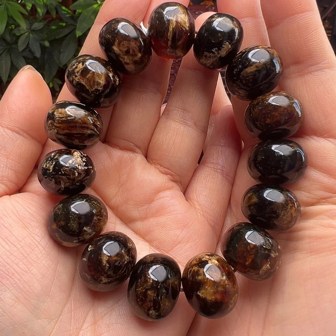 琥珀未镶嵌裸石抚顺琥珀10611十八